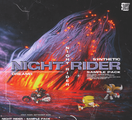 Synthetic x Dreamprod Night Rider Sample Pack (10) Guitar Samples WAV